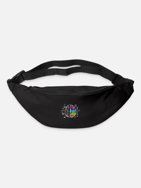 Wissenschaft Gehirn - Gürteltasche - Schwarz