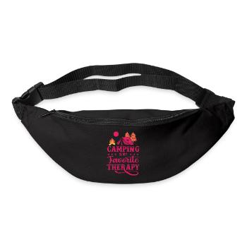 Camping Is My Favorite Therapy py - Bum bag - black - Front