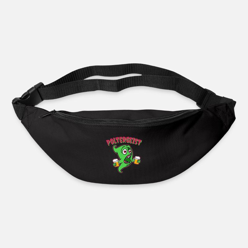 Polterer, douche de mariage, célibataire, présent - Sac banane - noir