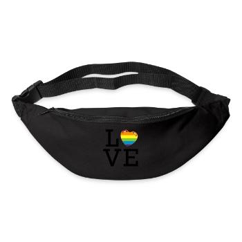 LGBT - Bum bag - black - Front