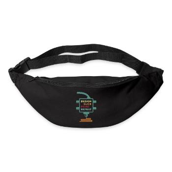 3D Druck Geschenk Lustiger Spruch 3D Print - Gürteltasche - Schwarz - Vorne