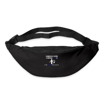 Elektriker Elektrikermeister Elektromeister Strom - Gürteltasche - Schwarz - Vorne