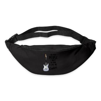 Gitarre - Gürteltasche - Schwarz - Vorne