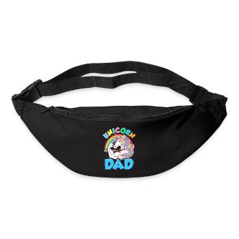 Awesome Einhorn Papa Coole Einhorn Väter - Gürteltasche - Schwarz - Vorne