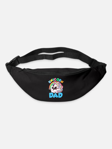 Awesome Einhorn Papa Coole Einhorn Väter - Gürteltasche - Schwarz