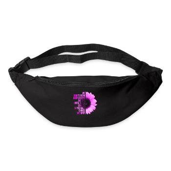 Ist das einzige auserlesene Brustkrebs-Geschenk stark - Gürteltasche - Schwarz - Vorne