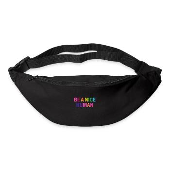Cadeau Gay Pride - Sac banane - noir - Devant