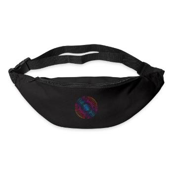 Sacred Geometry TetraFlower - Bum bag - black - Front