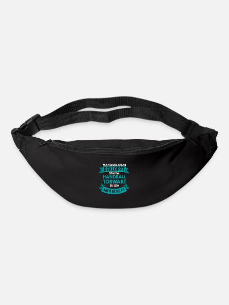 Handball Torwart Lustig Spruch Amateur Geschenk - Gürteltasche - Schwarz