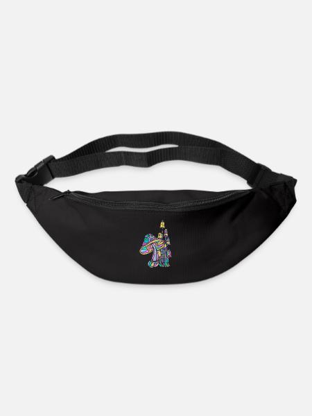 Mushroom Mushrooms Illusions Party - Bum bag - black