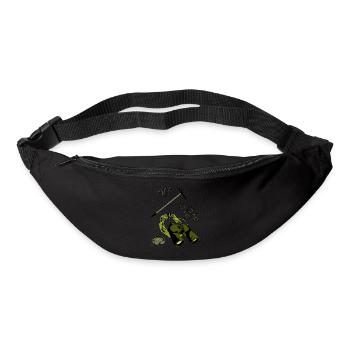 Bergsteiger Bergsport Felsklettern - Gürteltasche - Schwarz - Vorne