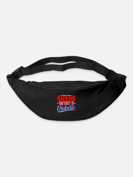 Diabète Diabète - Sac banane - noir