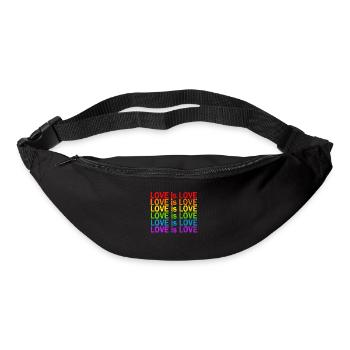 Gay Pride Geschenk - Gürteltasche - Schwarz - Vorne