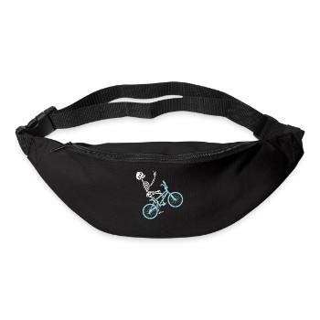 BMX Rider Skeleton Gift Design For Bike Fans - Bum bag - black - Front