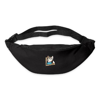 Think Pawsitive Furries Furry Fandom Fursuit Hugs - Bum bag - black - Front