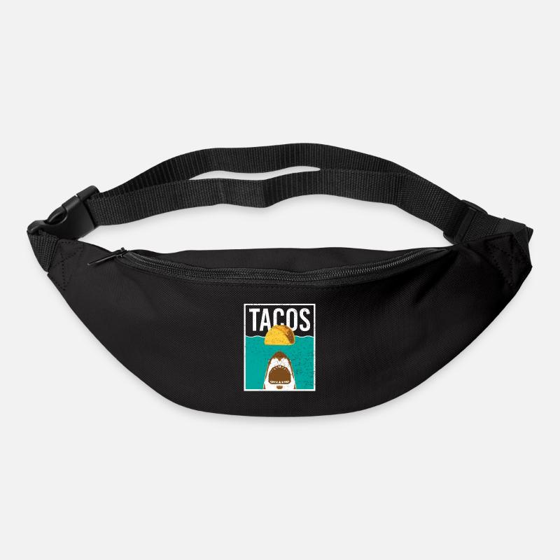 hai taco - Gürteltasche - Schwarz