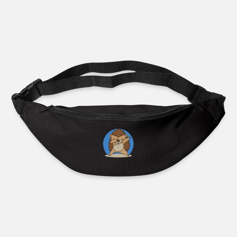 Igel - Gürteltasche - Schwarz