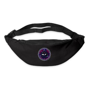 DMT Psychedelic Sacred Geometry - Gürteltasche - Schwarz - Vorne