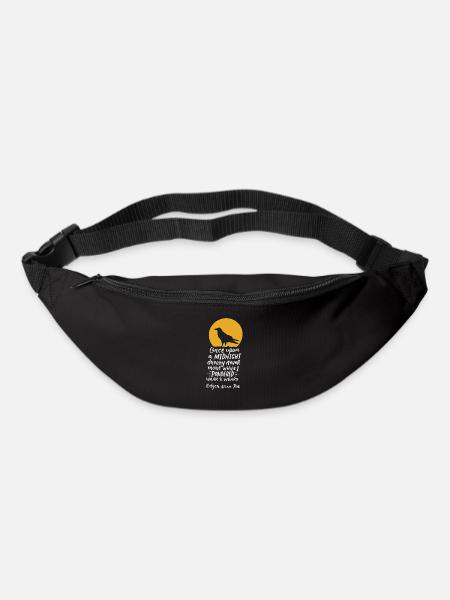 Edgar Allan Poe Zitat - Gürteltasche - Schwarz