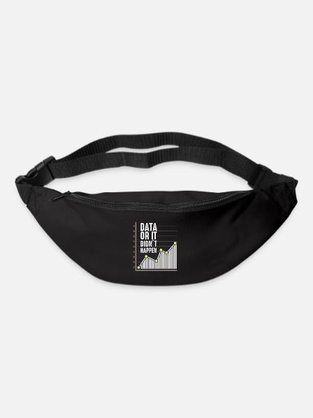 Daten Nerd Analytiker Statistiker Wissenschaftleri - Gürteltasche - Schwarz