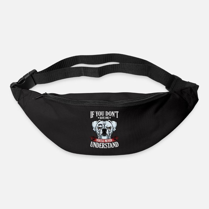 Cool Boxer Statement Spruch Hundehalter Geschenk - Gürteltasche - Schwarz