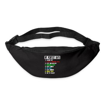 MON JOUR DE PLONGÉE PARFAIT - PLONGÉE - journée parfaite - Sac banane - noir - Devant