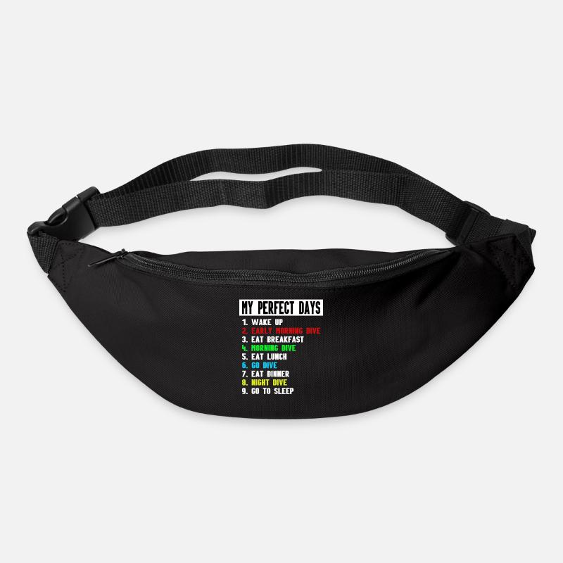 MY PERFECT DIVE DAY - DIVING - perfect day - Bum bag - black