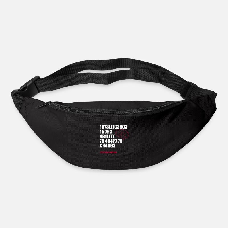 Wissenschaft Intelligenz - Gürteltasche - Schwarz