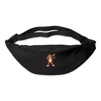 Dabbing Monkey Dab Dance Banana Gift Birthday - Bum bag - black - Front