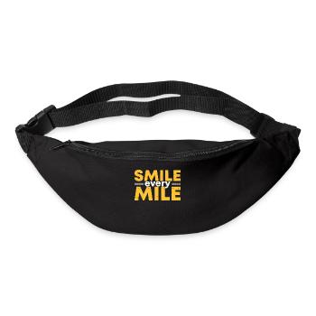 Smile Every Mile Funny Running Runner - Gürteltasche - Schwarz - Vorne
