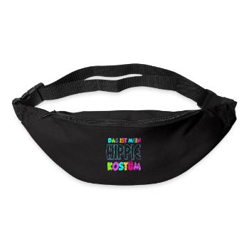 Hippie Kostüm - Gürteltasche - Schwarz - Vorne