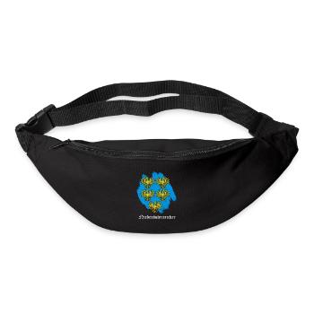 Niederösterreicher Schönes Niederösterreich - Gürteltasche - Schwarz - Vorne