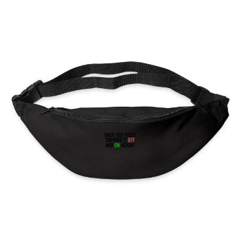 Have You Tried Turning It Off And On Again IT Nerd - Gürteltasche - Schwarz - Vorne