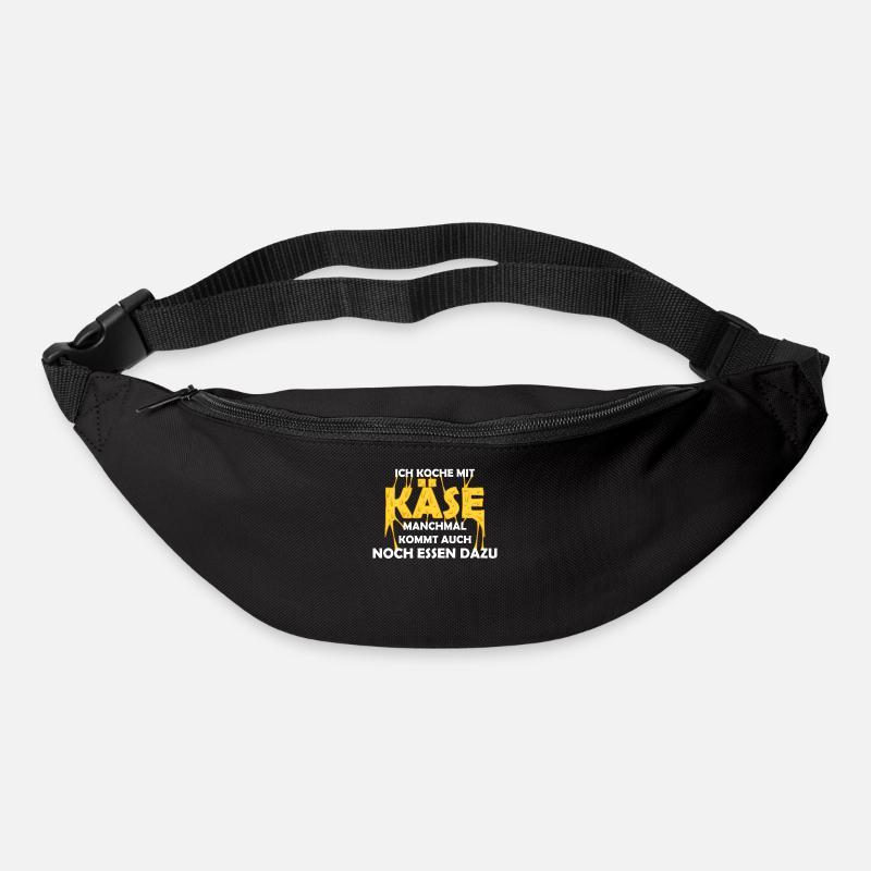Ich Koche Mit Käse - Gürteltasche - Schwarz