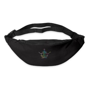 Méditation psychédélique - Sac banane - noir - Devant