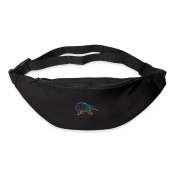Echidna à bec court Australie - Sac banane - noir - Devant