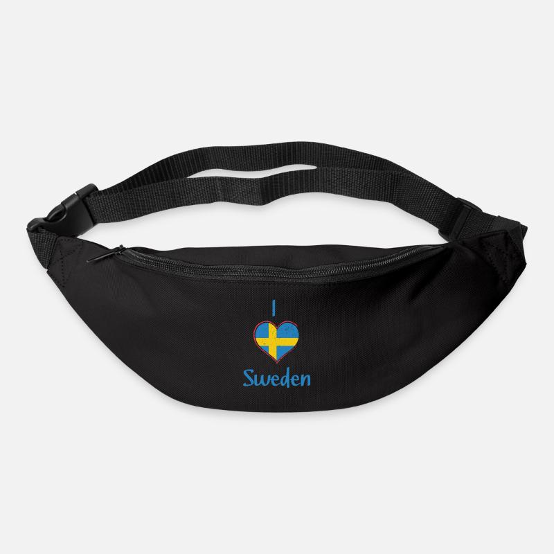 Schweden - Gürteltasche - Schwarz