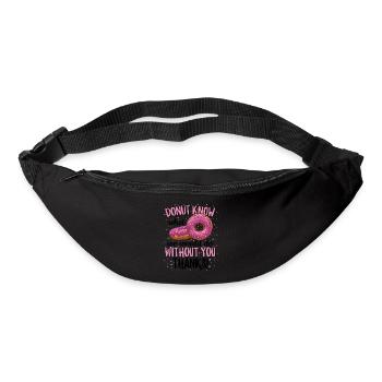 Donut sait ce que nous ferions sans toi merci - Sac banane - noir - Devant
