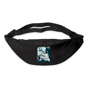 SAVE THE OCEAN - Bum bag - black - Front
