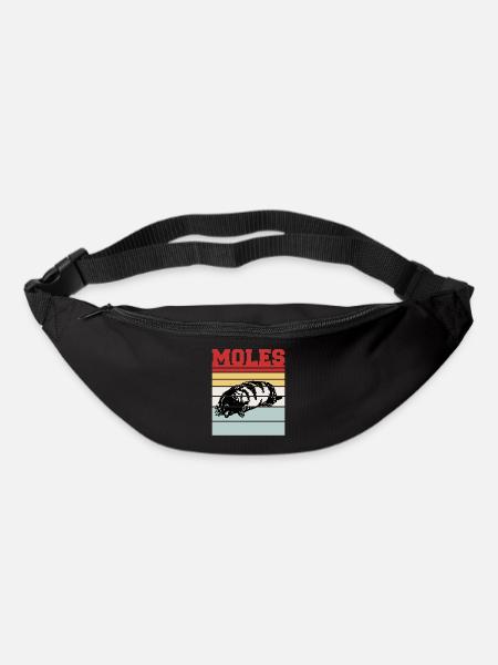 MOLES - Sac banane - noir