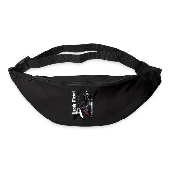 Musique heavy metal black metal deaht metal crâne - Sac banane - noir - Devant
