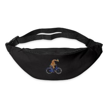 Fahrrad Giraffe Tier - Gürteltasche - Schwarz - Vorne