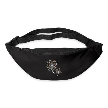 Huhn Pusteblume - Gürteltasche - Schwarz - Vorne
