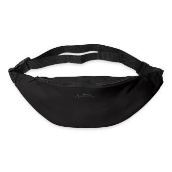 Pilote de battement de coeur d'hélicoptère - Sac banane - noir - Devant