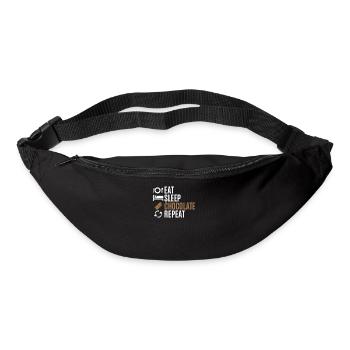 chocolat - Sac banane - noir - Devant