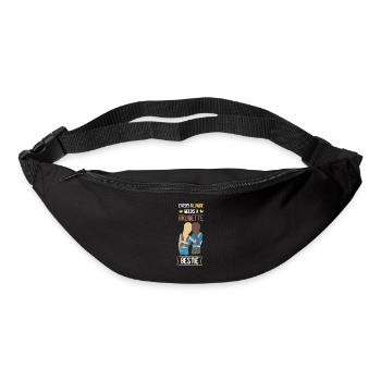 ABF Best Friends Blonde Brunette Bestie Shirt - Sac banane - noir - Devant