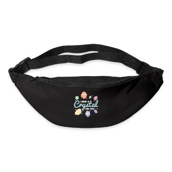 Kristall Kristalle Edelsteine - Gürteltasche - Schwarz - Vorne