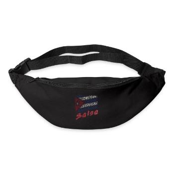 Cuban Salsa Kuba Flagge - Gürteltasche - Schwarz - Vorne