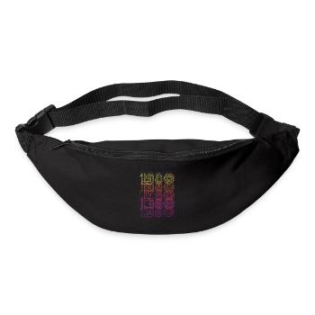 1980, 40. Geburtstag, Geburtstag, Geschenk, Ideen - Gürteltasche - Schwarz - Vorne