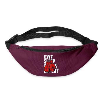 Boxing Boxing Fight Boxing Sparring Boxer Sport - Bum bag - burgundy - Front